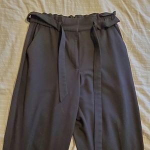 Black paper bag H&M pants